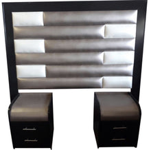 Load image into Gallery viewer, Alda Headboard &amp; Pedestals